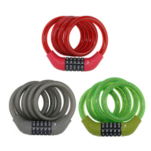 Yf0925 Combinación de bicicletas Cable Lock 5-Dials Code